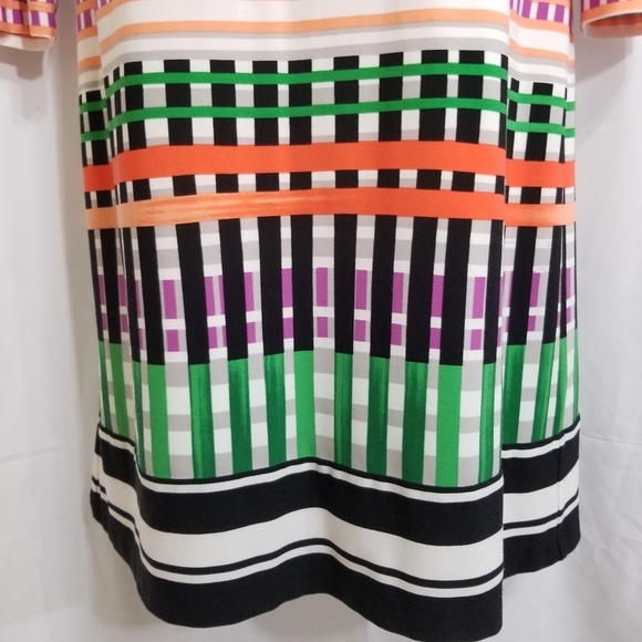 Eliza J Multicolor Striped Dress Size 6 - Picture 13 of 14
